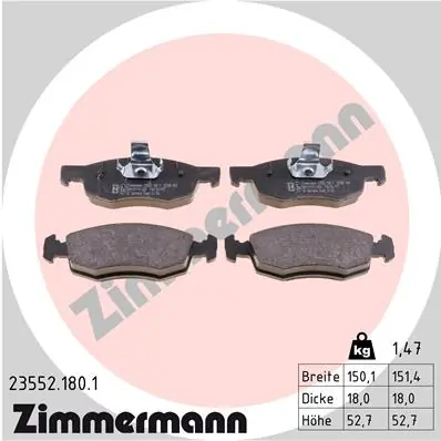 Brake Pad Set, disc brake