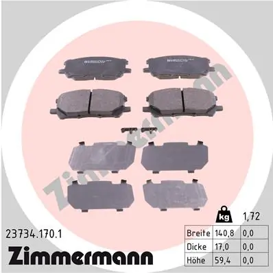 Brake Pad Set, disc brake