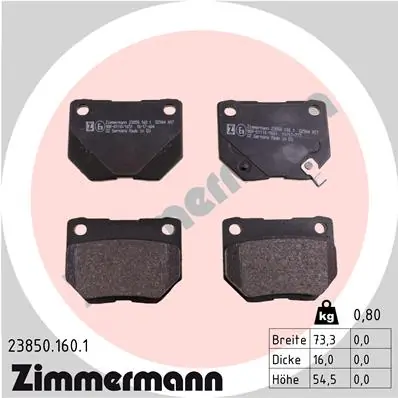 Brake Pad Set, disc brake