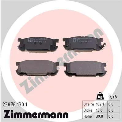 Brake Pad Set, disc brake
