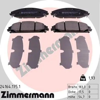 Brake Pad Set, disc brake