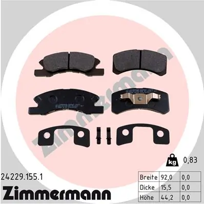Brake Pad Set, disc brake