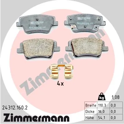 Brake Pad Set, disc brake
