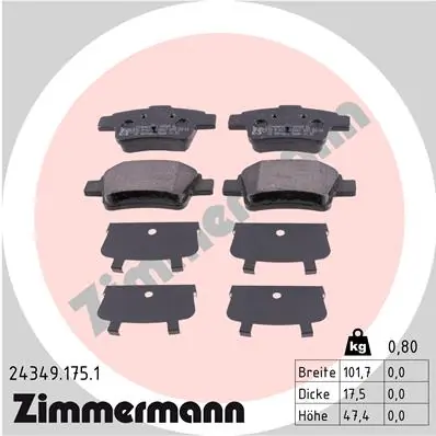 Brake Pad Set, disc brake