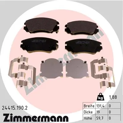 Brake Pad Set, disc brake