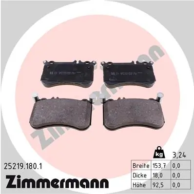 Brake Pad Set, disc brake