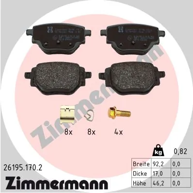 Brake Pad Set, disc brake