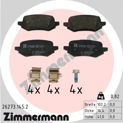 Brake Pad Set, disc brake