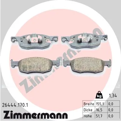 Brake Pad Set, disc brake