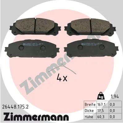 Brake Pad Set, disc brake