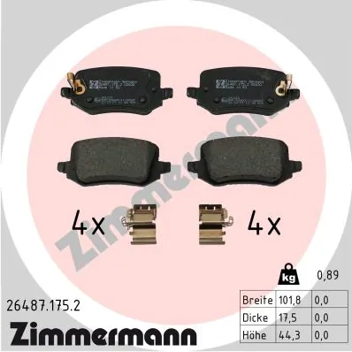Brake Pad Set, disc brake