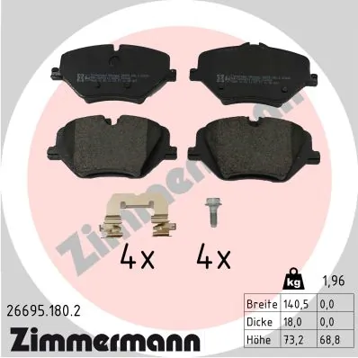 Brake Pad Set, disc brake