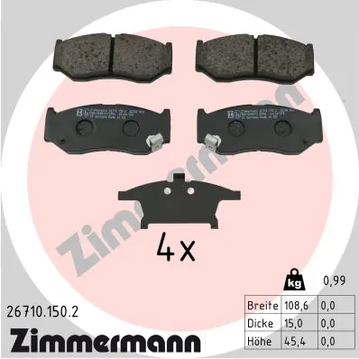 Brake Pad Set, disc brake