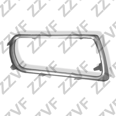 Frame, front fog light