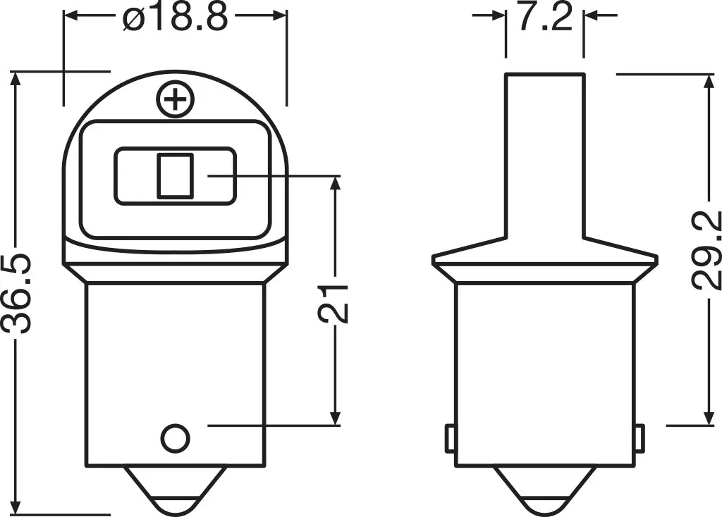 Bulb, direction indicator