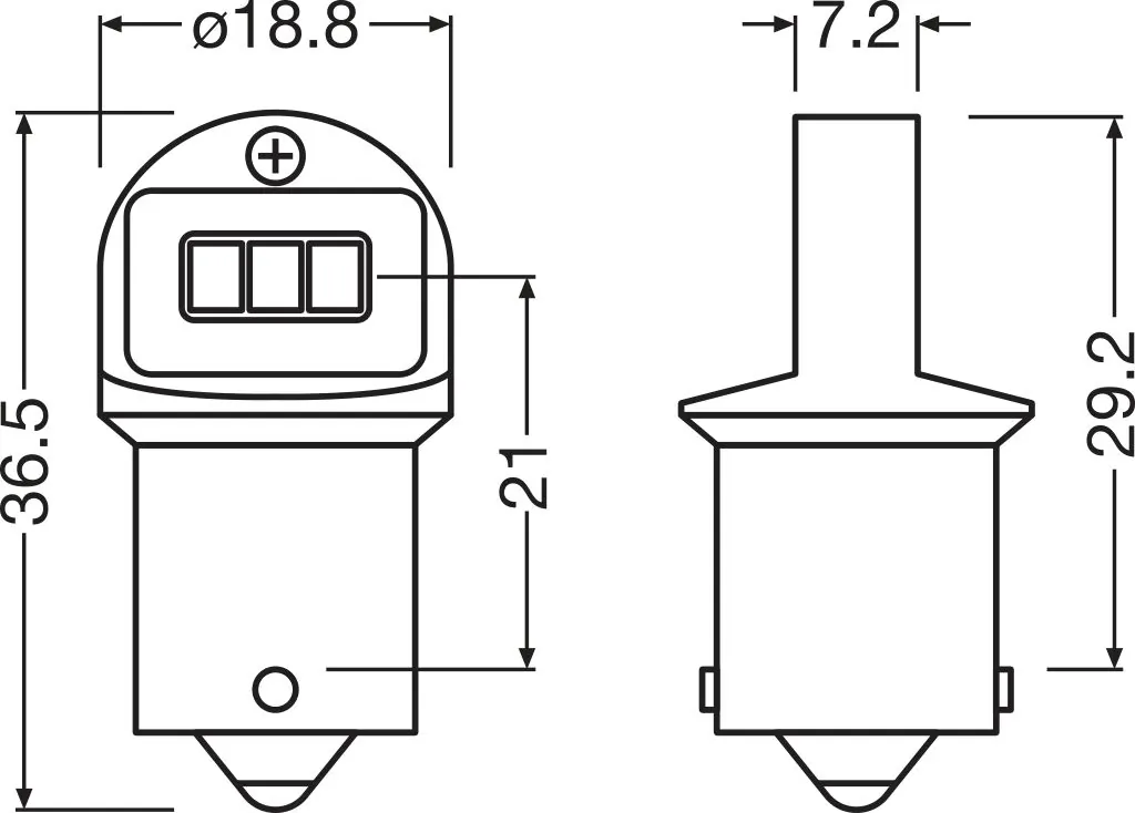 Bulb, direction indicator