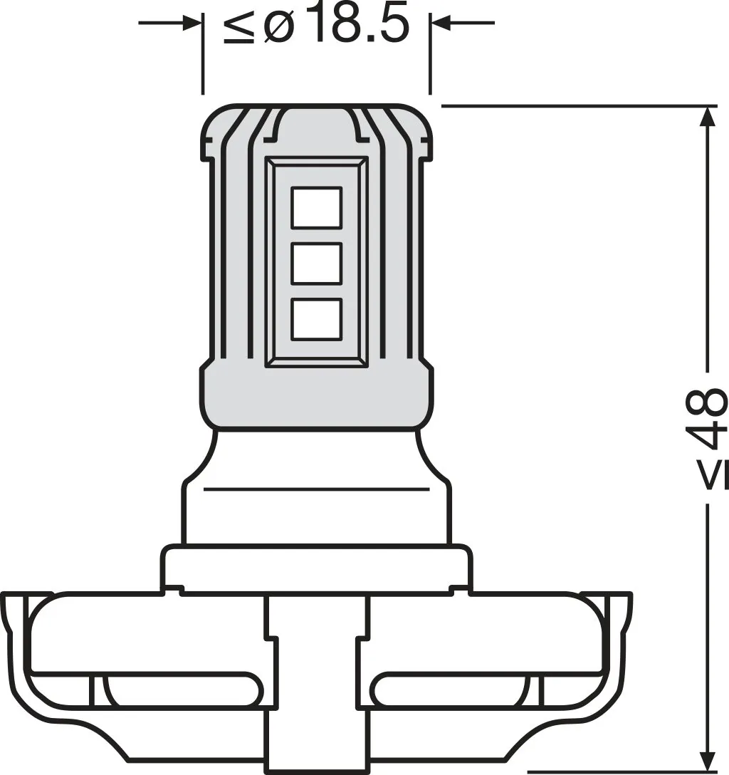 Bulb, direction indicator