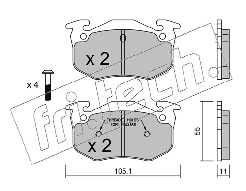 Brake Pad Set, disc brake
