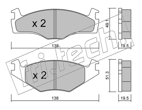 Brake Pad Set, disc brake