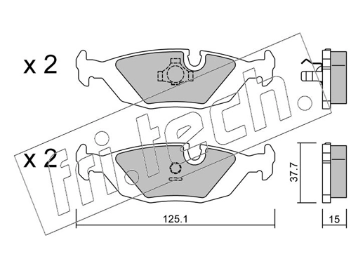 Brake Pad Set, disc brake