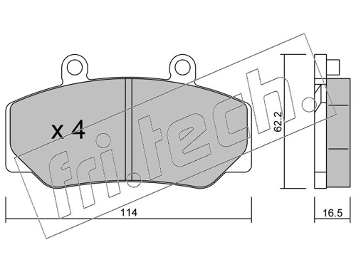 Brake Pad Set, disc brake