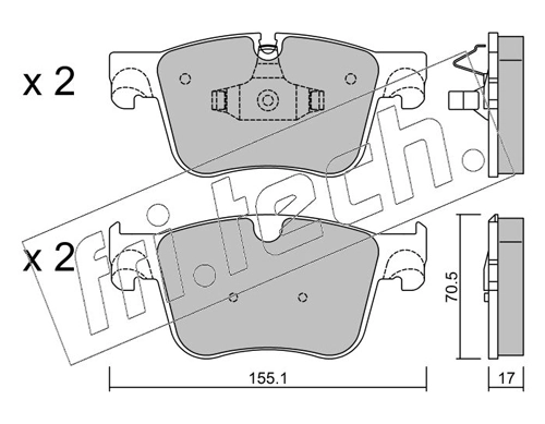 Brake Pad Set, disc brake
