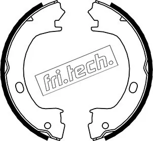 Brake Shoe Set, parking brake
