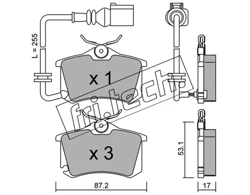 Brake Pad Set, disc brake