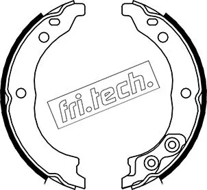 Brake Shoe Set, parking brake