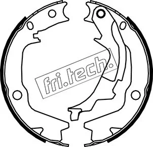 Brake Shoe Set, parking brake