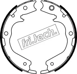 Brake Shoe Set, parking brake