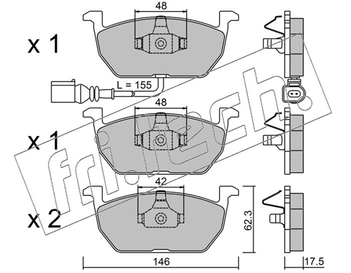 Brake Pad Set, disc brake