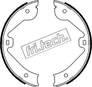 Brake Shoe Set, parking brake