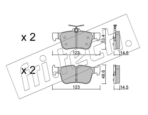 Brake Pad Set, disc brake