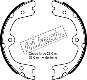 Brake Shoe Set, parking brake