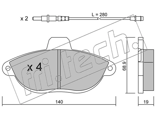 Brake Pad Set, disc brake