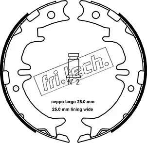 Brake Shoe Set, parking brake