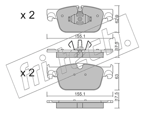 Brake Pad Set, disc brake