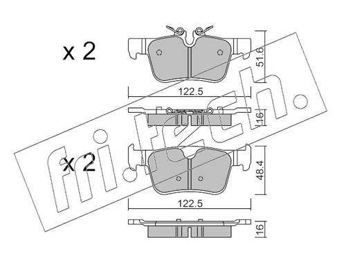 Brake Pad Set, disc brake