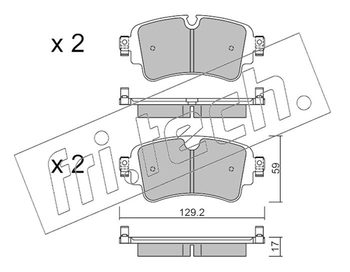 Brake Pad Set, disc brake