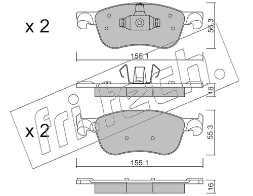 Brake Pad Set, disc brake
