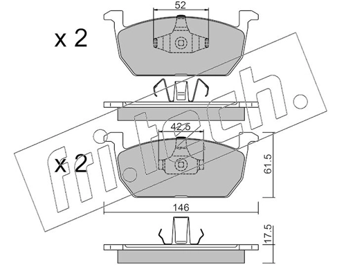 Brake Pad Set, disc brake