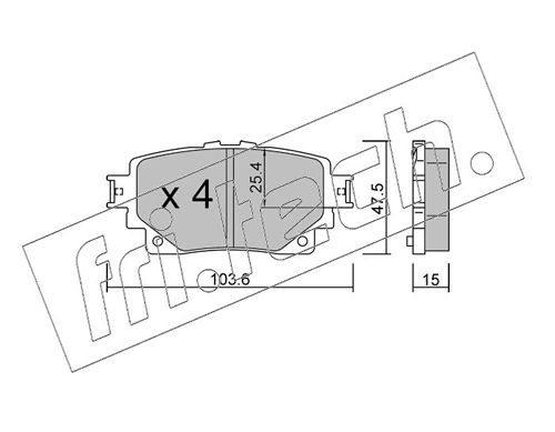 Brake Pad Set, disc brake