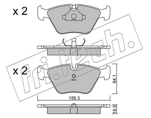 Brake Pad Set, disc brake