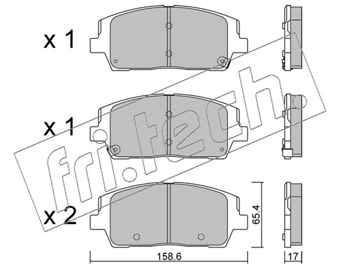 Brake Pad Set, disc brake