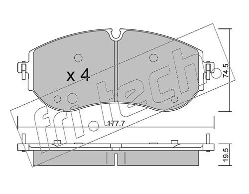 Brake Pad Set, disc brake