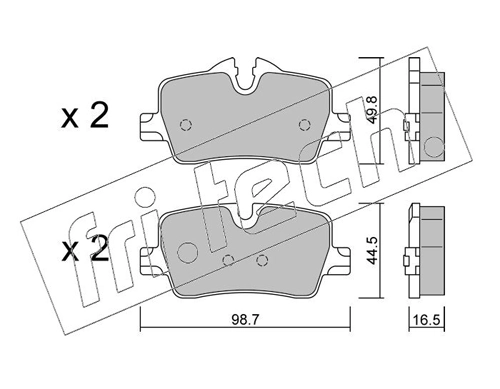 Brake Pad Set, disc brake