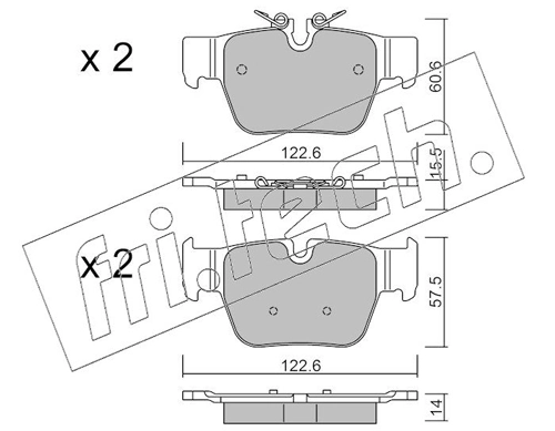 Brake Pad Set, disc brake