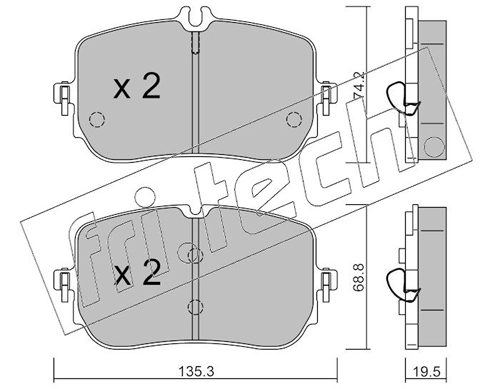 Brake Pad Set, disc brake