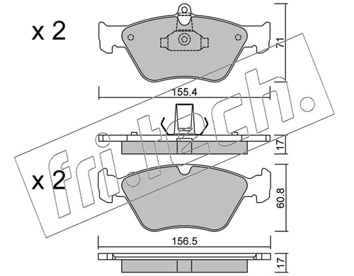 Brake Pad Set, disc brake